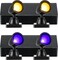Halloween Village Collection Round Spot Light (Orange and Purple)